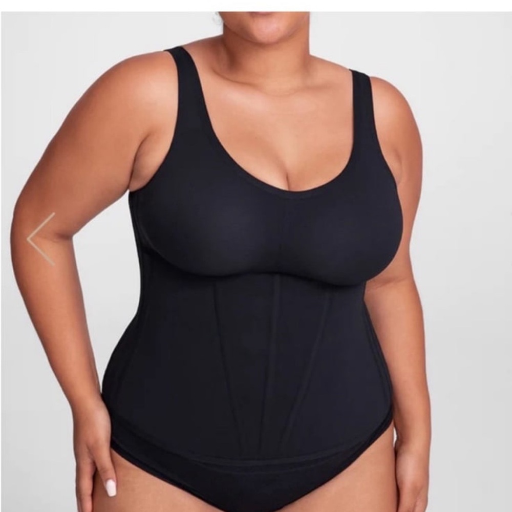 HONEYLOVE Boldness Tank Top Jet Black Shapewear Slimming Shaper Size 2X